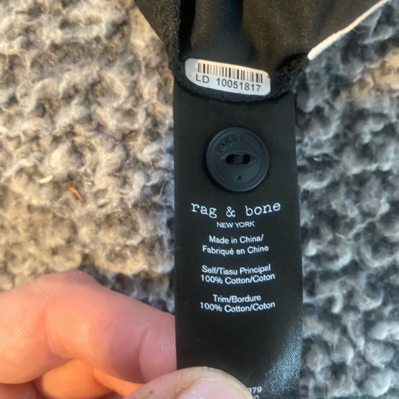 rag&bone Men’s size L Bundle of two cotton polos black and white great condition - Picture 13 of 15